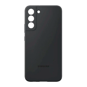 Силиконовая накладка Silicone Cover для Samsung Galaxy S22 Plus черная UAE