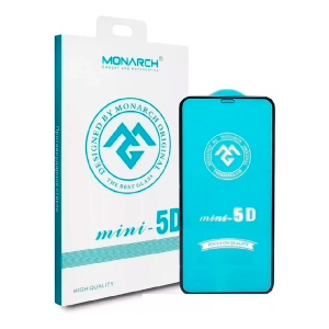 Защитное стекло Monarch Mini 5D для Samsung S23 FE  полноэкранное черное