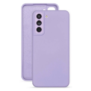 Силиконовая накладка для Samsung Galaxy S22 Plus (SС) фиолетовая Partner