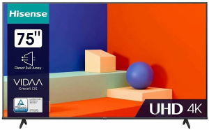 75&quot; Телевизор Hisense 75A6K, 4K Ultra HD, черный