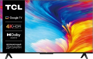 65&quot; Телевизор TCL 65P635 2022 HDR, LED, 4K UHD, черный